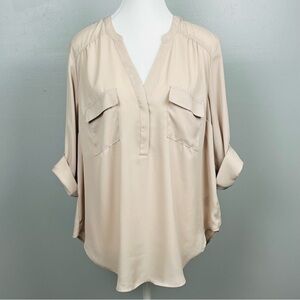 Torrid Cream Blouse